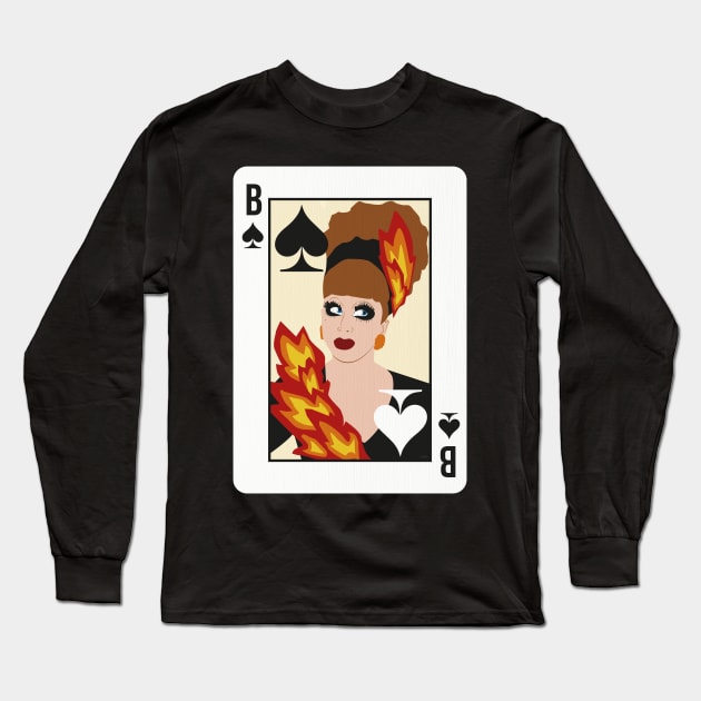 BIANCA DEL RIO CARD Long Sleeve T-Shirt by jefvr